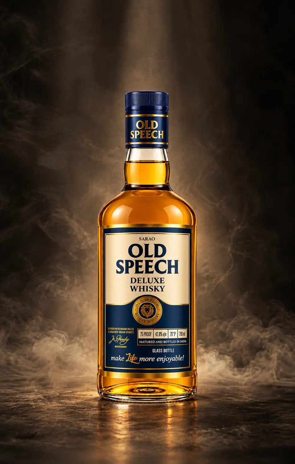 Old Speech Deluxe Whisky by Sarao Distillery