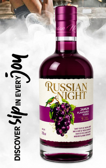 Russian Night Jamun Vodka by Sarao Distillery